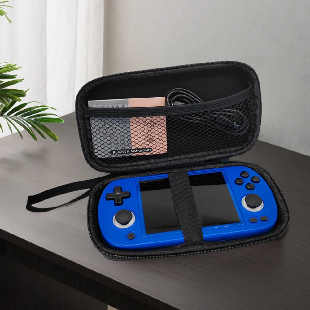 Set Estuche Transporte Rígido + Protector Pantalla para Consola Videojuegos Anbernic RG40XX H (Accesorios)