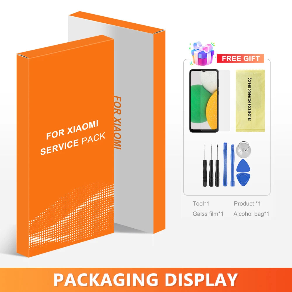 Screen for Xiaomi Redmi Note 9S Lcd Display Digital Touch Screen for Redmi Note 9pro M2003J6B2G M2003J6A1G Display Replacement