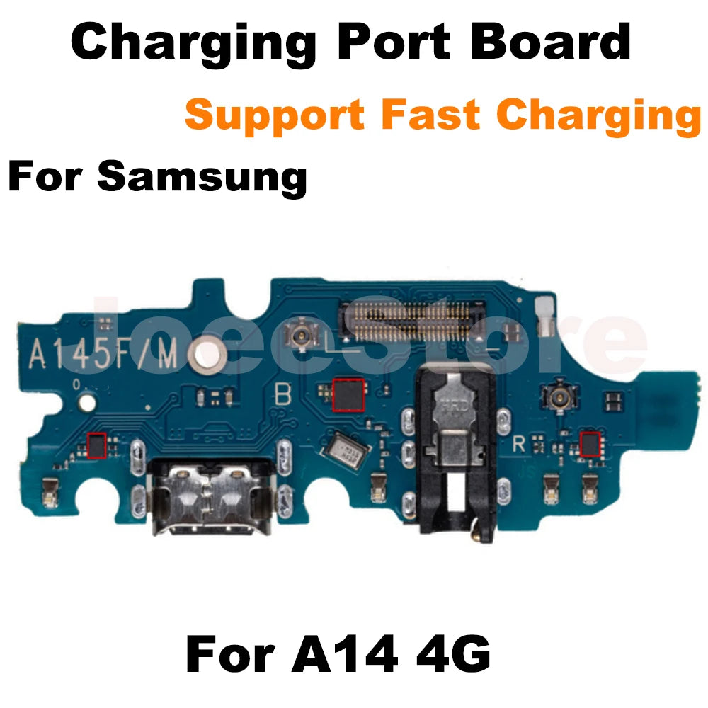 Placa Puerto Carga Rápida USB con Micrófono y Flex para Samsung Galaxy A12-A14/A23/A24/A33/A52/A53/A72/A73