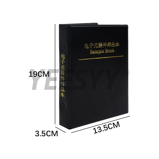 0201 0402 0603 0805 1206 1% 4250PCS 8500PCS 8850PCS SMD Resistor Sample Book Assorted Kit 10K 100K 1K 1R 100R 220R
