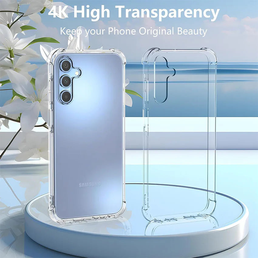 Funda Carcasa Silicona Suave Transparente Anti-Golpes para Samsung Galaxy A04/A05/A05S/A14/A24/A35/A50-A55 5G