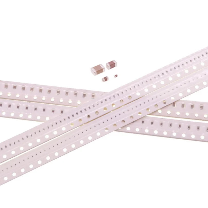 Capacitor Chip Cerámico MLCC SMD 0805 (1pF-680pF / 1nF-4.7uF) - Pack 500 Unidades (Valores Surtidos)