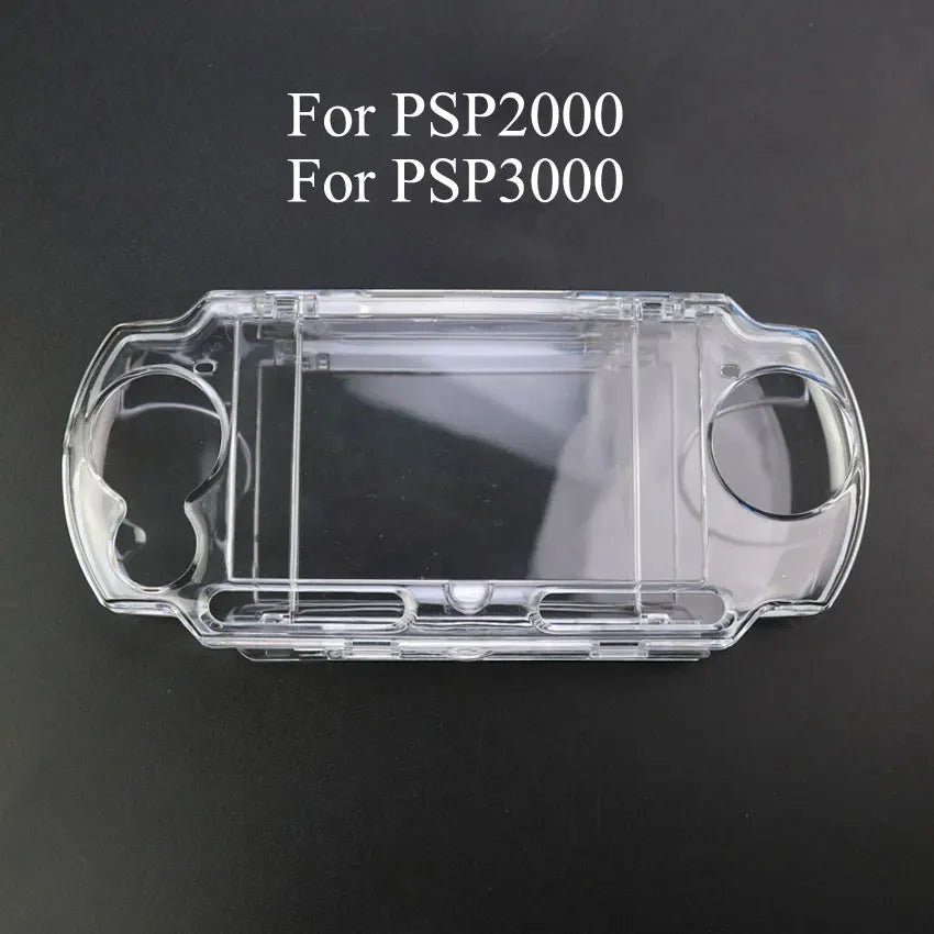 Carcasa Rígida Cristal Transparente Protectora para Consola Portátil PSP 1000/2000/3000 / PS Vita 1000/2000