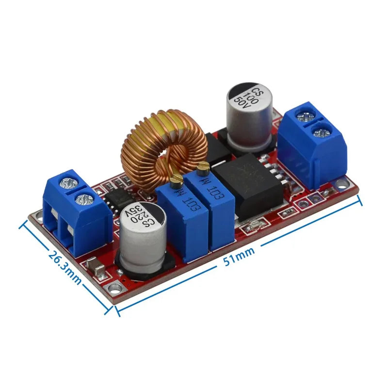 Módulo Cargador Batería Litio XL4015 5A DC-DC CC/CV Step-Down Convertidor LED