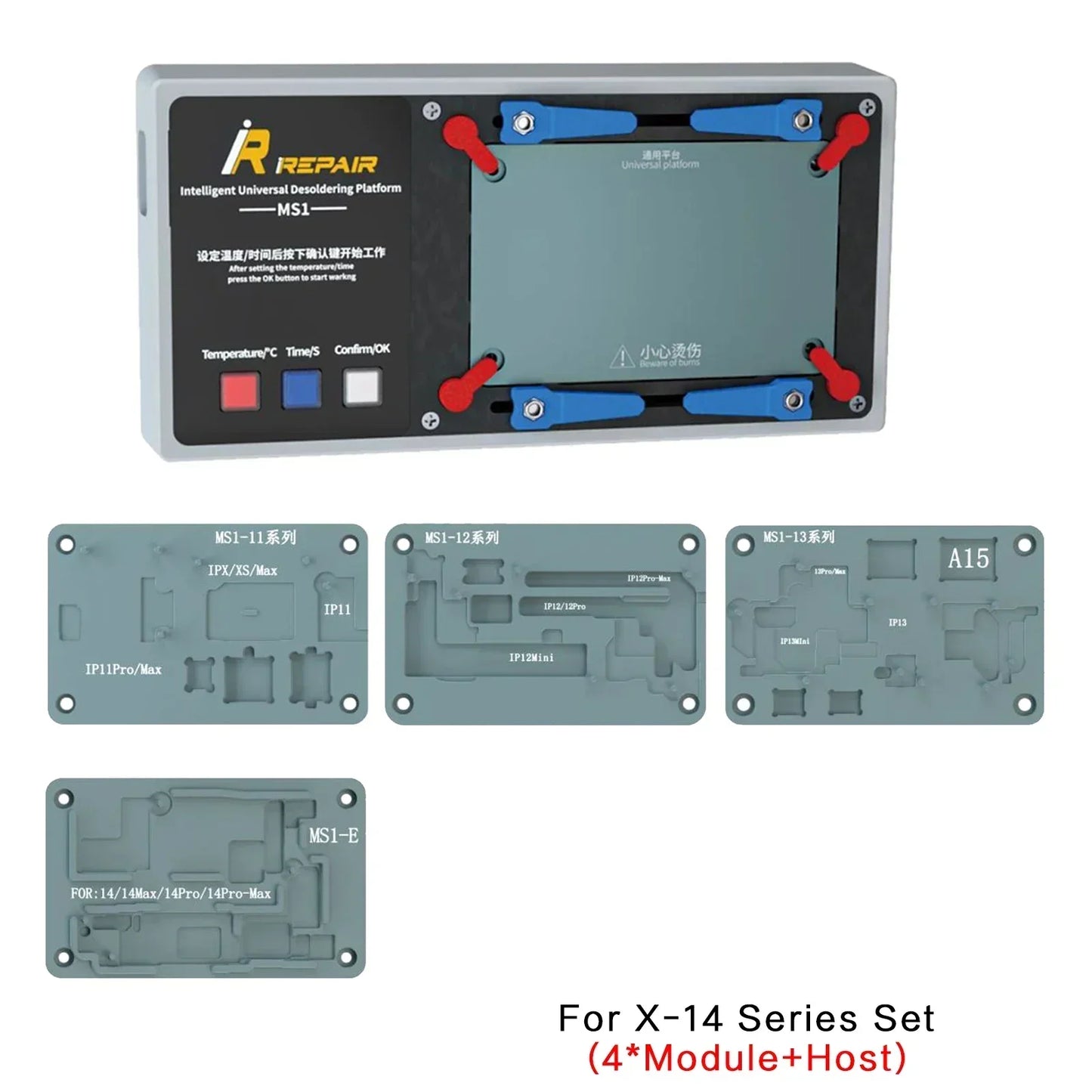 iRepair MS1 Intelligent Preheating Separator For iPhone X-11/12/13 14 15 16 Pro Max Plus Motherboard Welding Desoldering Board