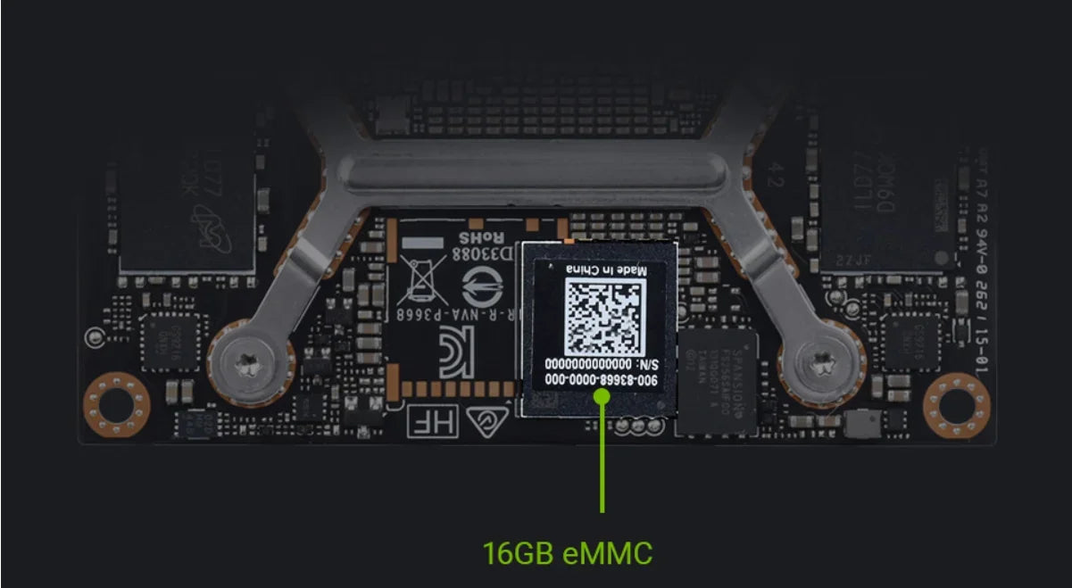 Módulo NVIDIA Jetson Xavier NX con Kit Expansión AI (8GB/16GB EMMC)