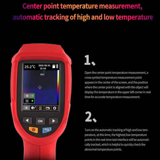 Cámara Termográfica UNI-T UTi32 Alta Temperatura (-20~1000°C, 1024 Píxeles) - Termógrafo Construcción