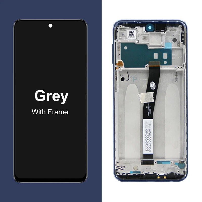 Screen for Xiaomi Redmi Note 9S Lcd Display Digital Touch Screen for Redmi Note 9pro M2003J6B2G M2003J6A1G Display Replacement