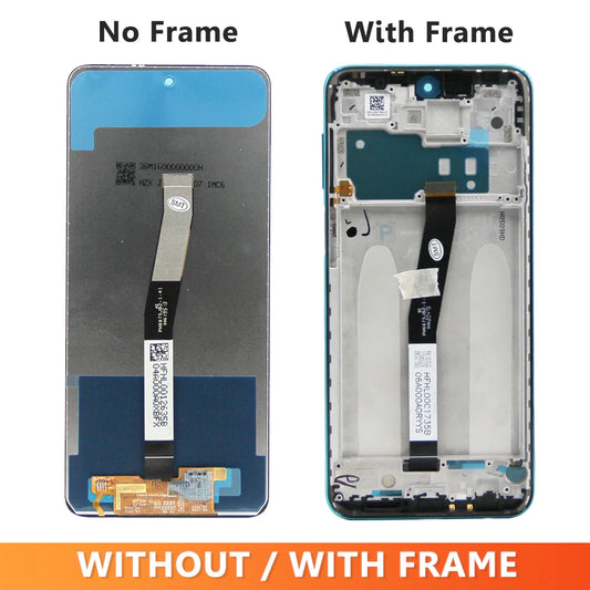 Screen for Xiaomi Redmi Note 9S Lcd Display Digital Touch Screen for Redmi Note 9pro M2003J6B2G M2003J6A1G Display Replacement