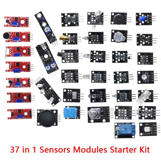 Kit Inicio Módulos Sensores (45 en 1) para Arduino UNO R3/MEGA2560 (Superior a Kit 37 en 1)