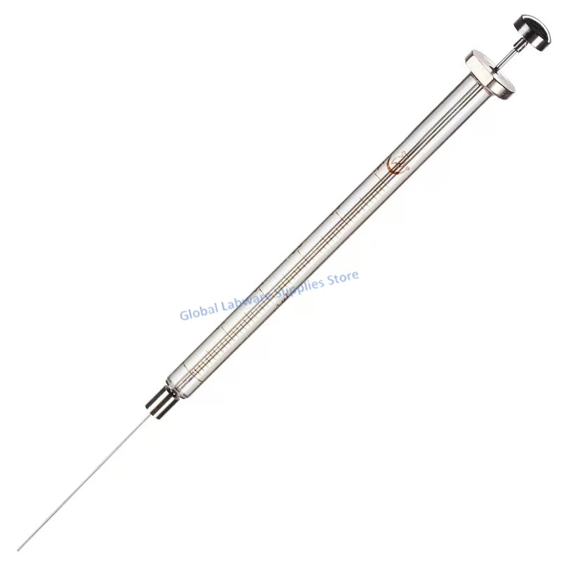 Microinyector Cromatográfico para Laboratorio (0.5uL - 1000uL) - Jeringa Microlitro Fase Líquida Cabeza Plana