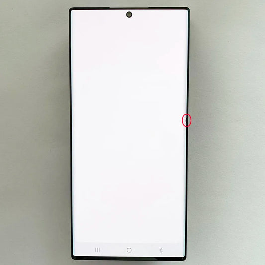 Pantalla 6.8" Super AMOLED con Marco y Digitalizador Táctil para Samsung S22 Ultra (S22U/S908B/S908U) (Con Defecto Estético)