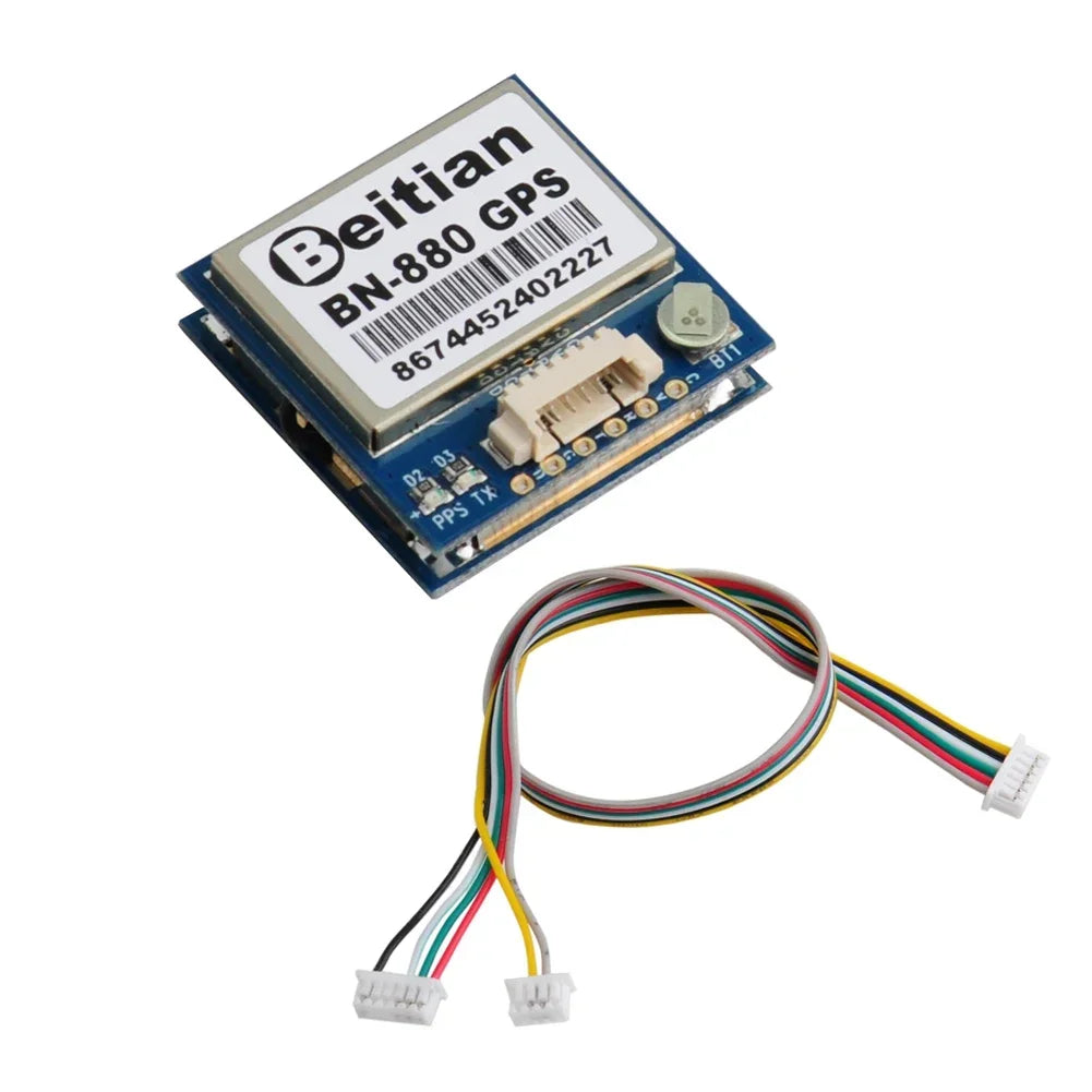 Módulo GPS Beitian BN-180 / BN-220 / BN-280 / BN-880 (GLONASS) con Antena para Controladora Vuelo Pixhawk