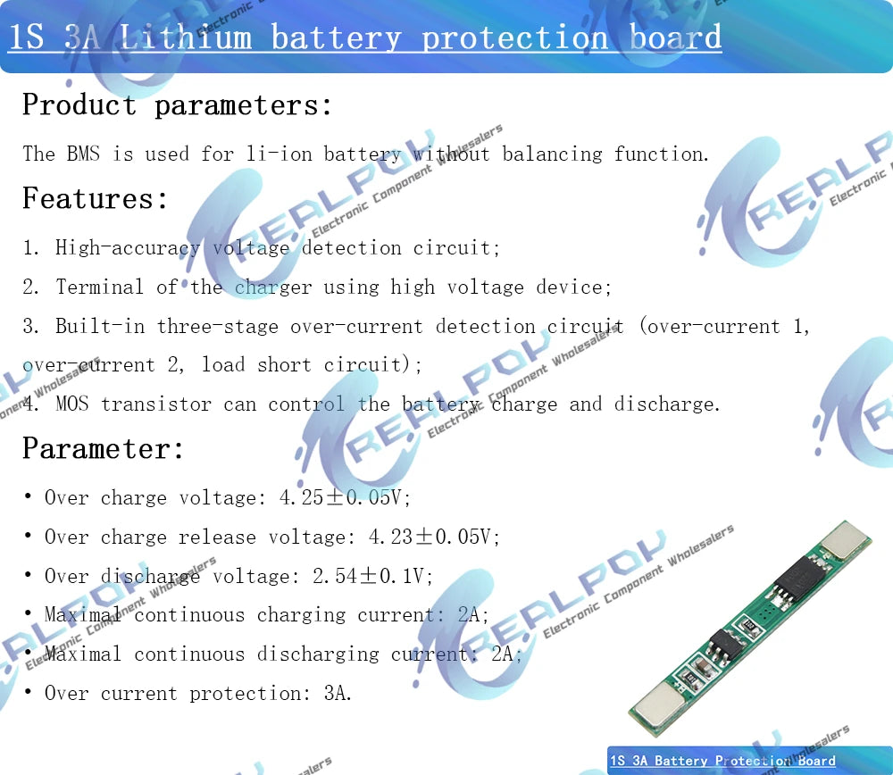 1S 2S 3S 4S 5S 6S 3A 15A 20A 30A Li-ion Lithium Battery 18650 Charger PCB BMS Protection Board For Drill Motor Lipo Cell Module