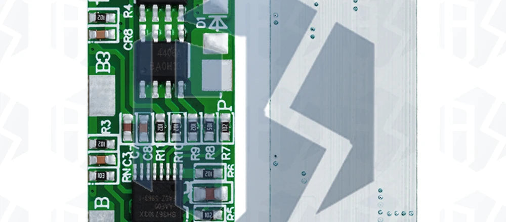 4S 20A 18650 Li-ion BMS Protection Board 4.35V Overcharge 2.5V Cutoff with 5A Continuous Discharge Cell Balancing
