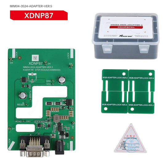 Set Adaptadores Xhorse MQB48 (Sin Desmontaje/Soldadura) para VVDI Prog / Key Tool Plus Pad (13 Pzs)