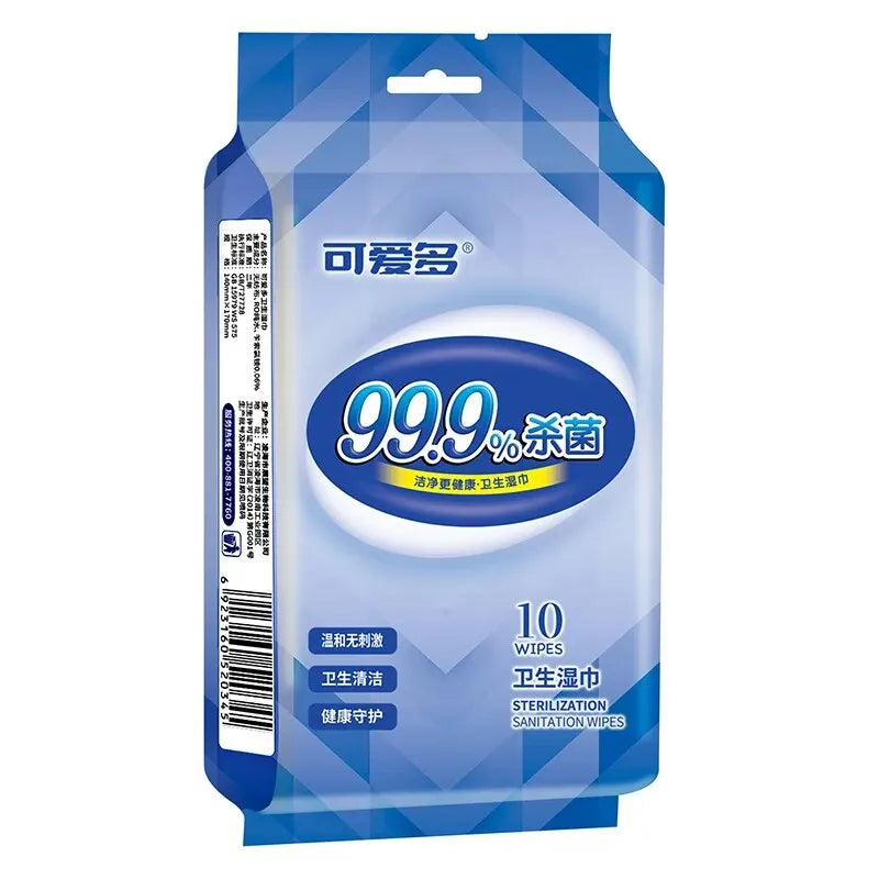 100pcs Alcohol Disinfectant Wipes, 70% Isopropyl Antibacterial Sanitizing Wipes for Hands & Surfaces, Kills 99.9% Germs, Extra T