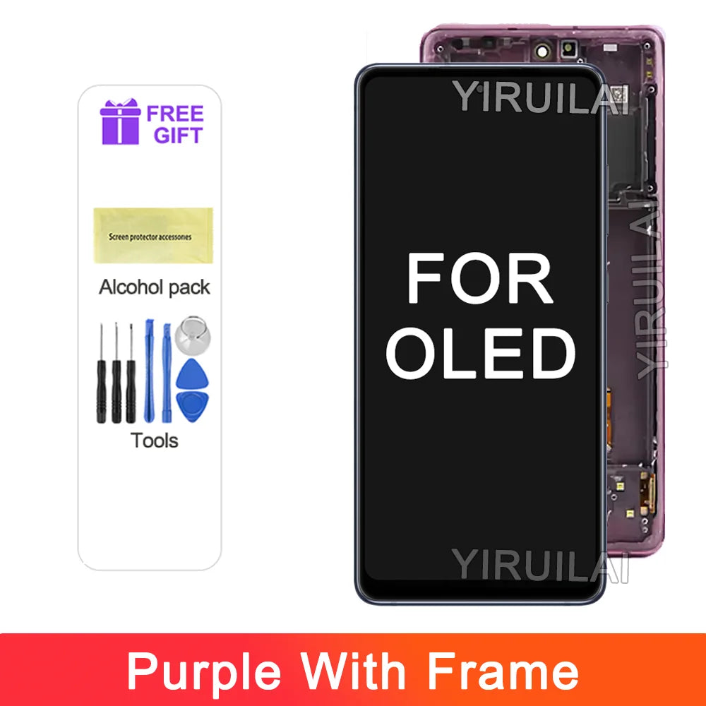 Pantalla LCD OLED 6,43 para Samsung Galaxy S20 FE G780 S20FE 5G G781, montaje de digitalizador con pantalla táctil de repuesto