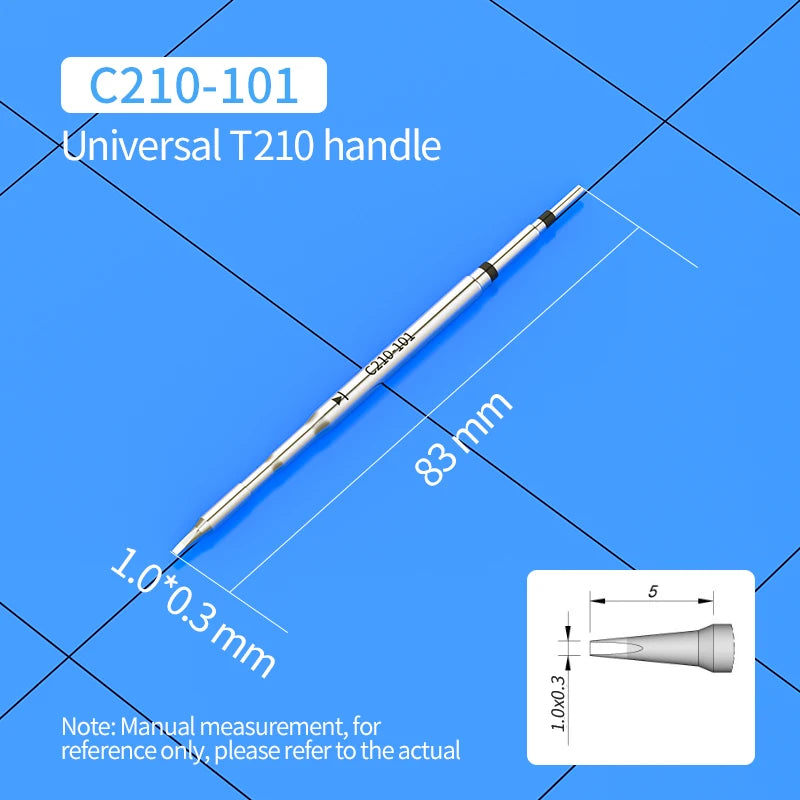 C210 Soldering Tips Compatible with JBC T210 Handle for CD-2SD/2SHE Station Welding Nozzle C210-001 C210-007 C210-008 C210-018