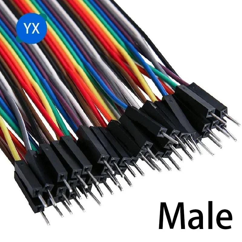 Cable Jumper Dupont (40-120 Unidades) Macho-Macho / Hembra-Hembra / Macho-Hembra para Arduino DIY Kit