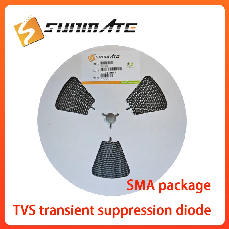 50PCS SMAJ36A SMAJ36CA SMAJ40A SMAJ40CA SMAJ43A SMAJ43CA SMAJ45A SMAJ45CA DO-214AC(SMA) TVS transient suppression diode
