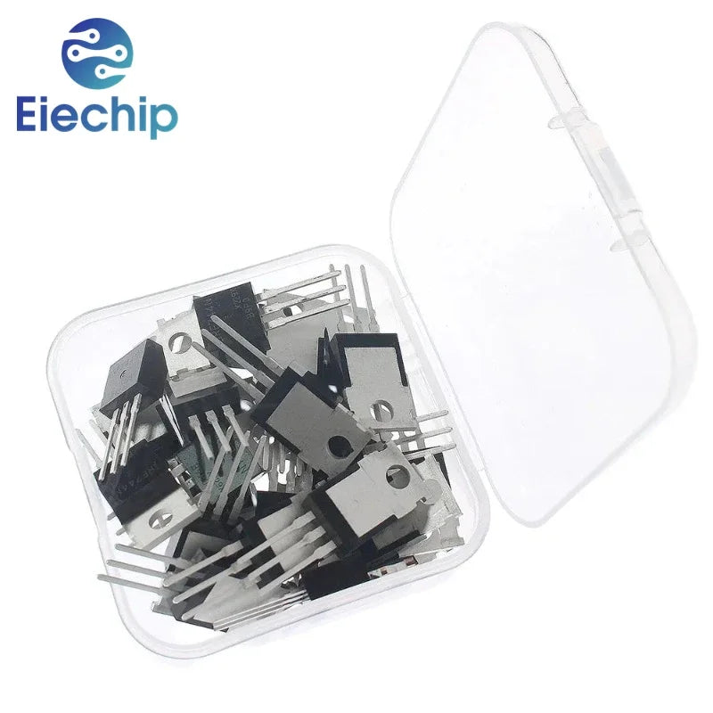 MOSFET Canal-N IRFZ44N TO-220 55V 49A - Lote 10-25 Piezas
