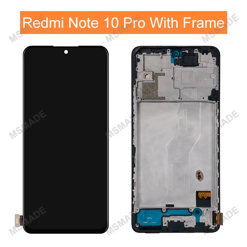 Super AMOLED For Xiaomi Redmi Note 10 Pro LCD Screen Displa For Xiaomi Poco X4 Pro LCD M2101K6G 2201116PG Display Replace Parts