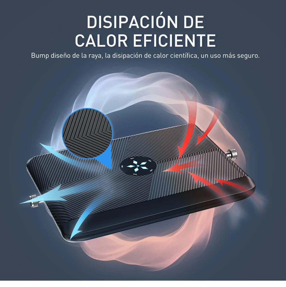 Kit Amplificador Señal Celular GoBoost 2G/3G/4G LTE GSM 700/850/1700/1900/2600 MHz (Chile)