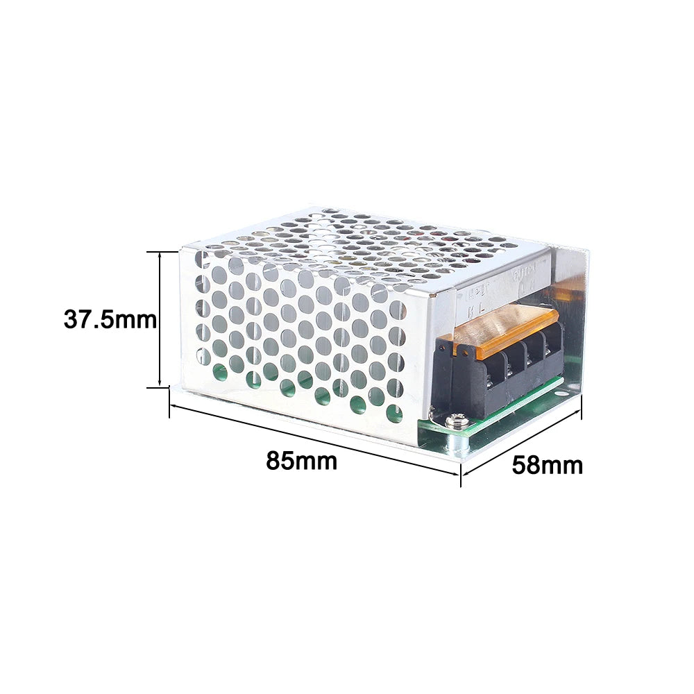 Regulador Voltaje AC 220V 2000W/4000W Tiristor Alta Potencia Dimmer Control Velocidad/Temperatura
