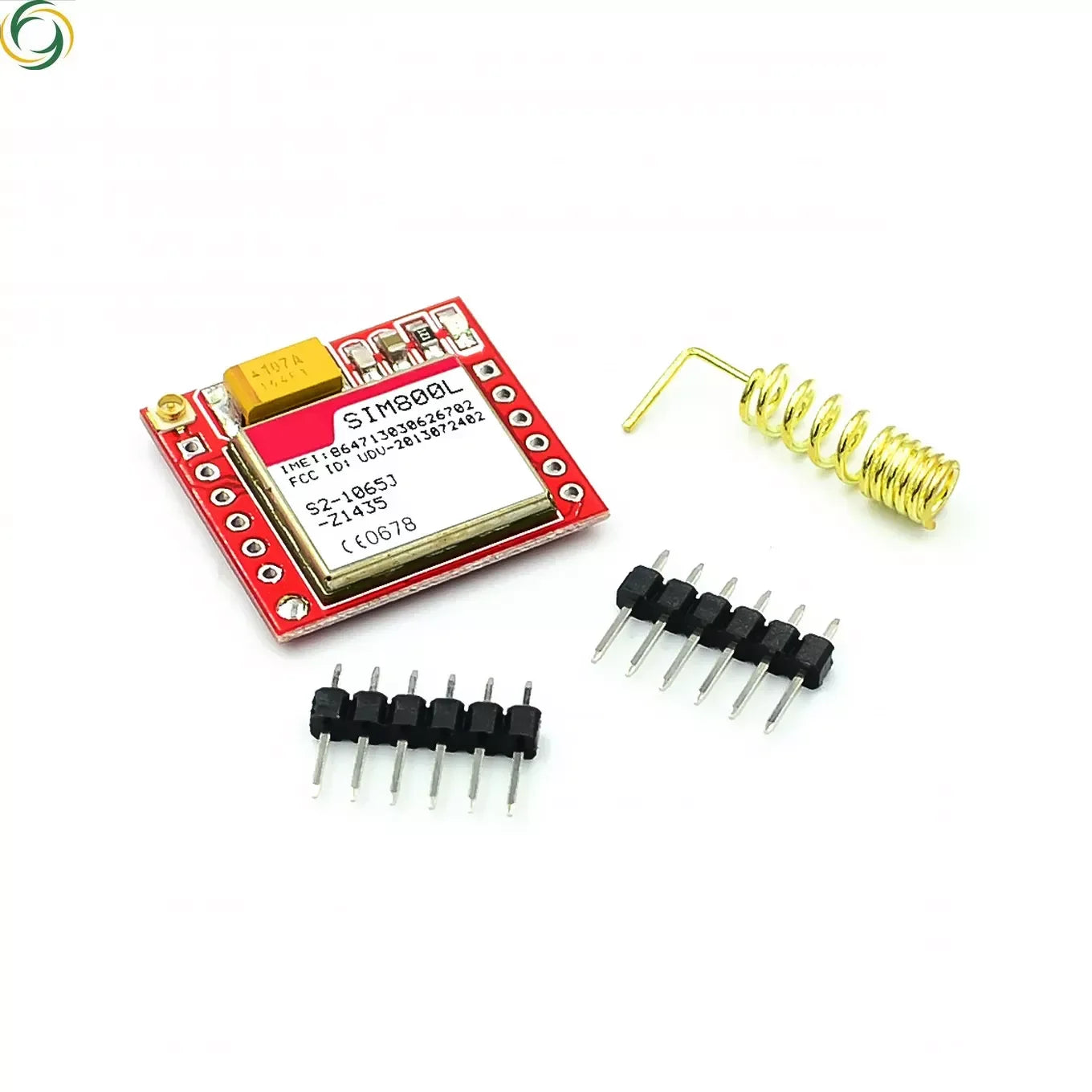 Módulo GSM/GPRS SIM800L (MicroSIM, Quad-Band, Serial TTL) Placa Core Pequeña