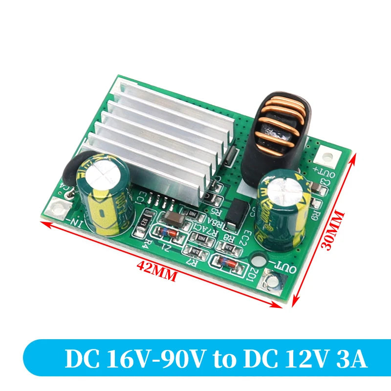 Módulo Convertidor Step-Down DC 9V-120V a 5V 2A/3A Buck (No Boost)
