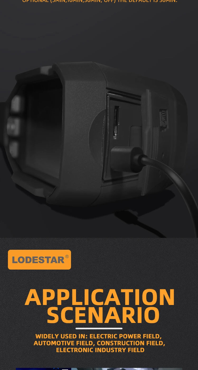 Cámara Térmica Portátil Profesional Lodestar LTi120S (Sustituto UNI-T UTi120S) - Testeo Industrial Infrarrojo
