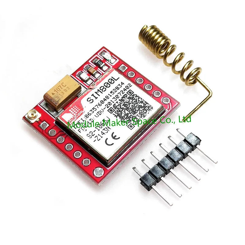 Módulo GSM/GPRS SIM800L Core (Quad-Band, Serial TTL) con Interfaz IPX, Antena PCB y Ranura Micro SIM para Arduino