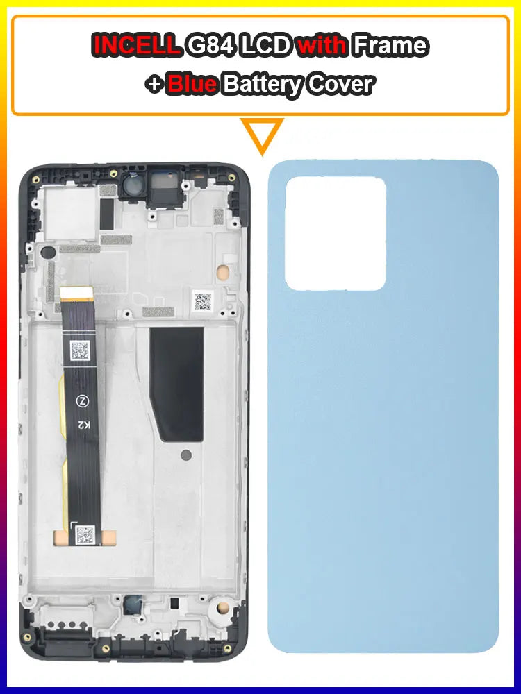100% Tested LCD for Motorola Moto G84 LCD Display Touch Screen Digitizer Replacement for Moto G84 XT2347 XT2347-1 XT2347-2 LCD