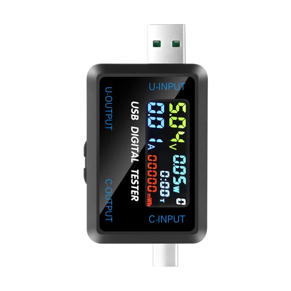 Tester USB Medidor Voltaje/Corriente/Capacidad Batería (Voltímetro Doctor Cargador Power Bank)