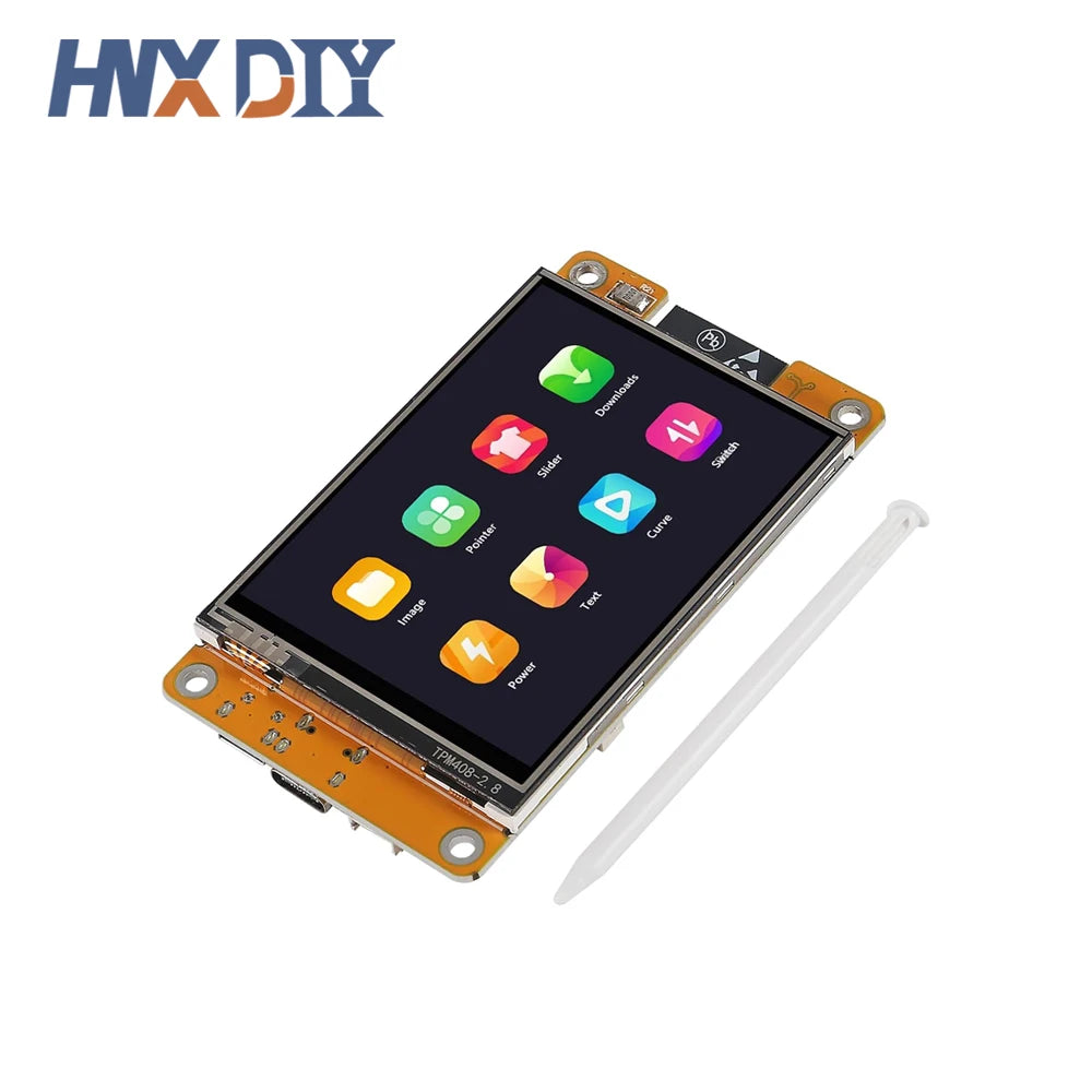 Placa Desarrollo ESP32 LVGL Arduino (WROOM) con Pantalla Táctil LCD TFT 2.8" (240x320) WiFi y Bluetooth
