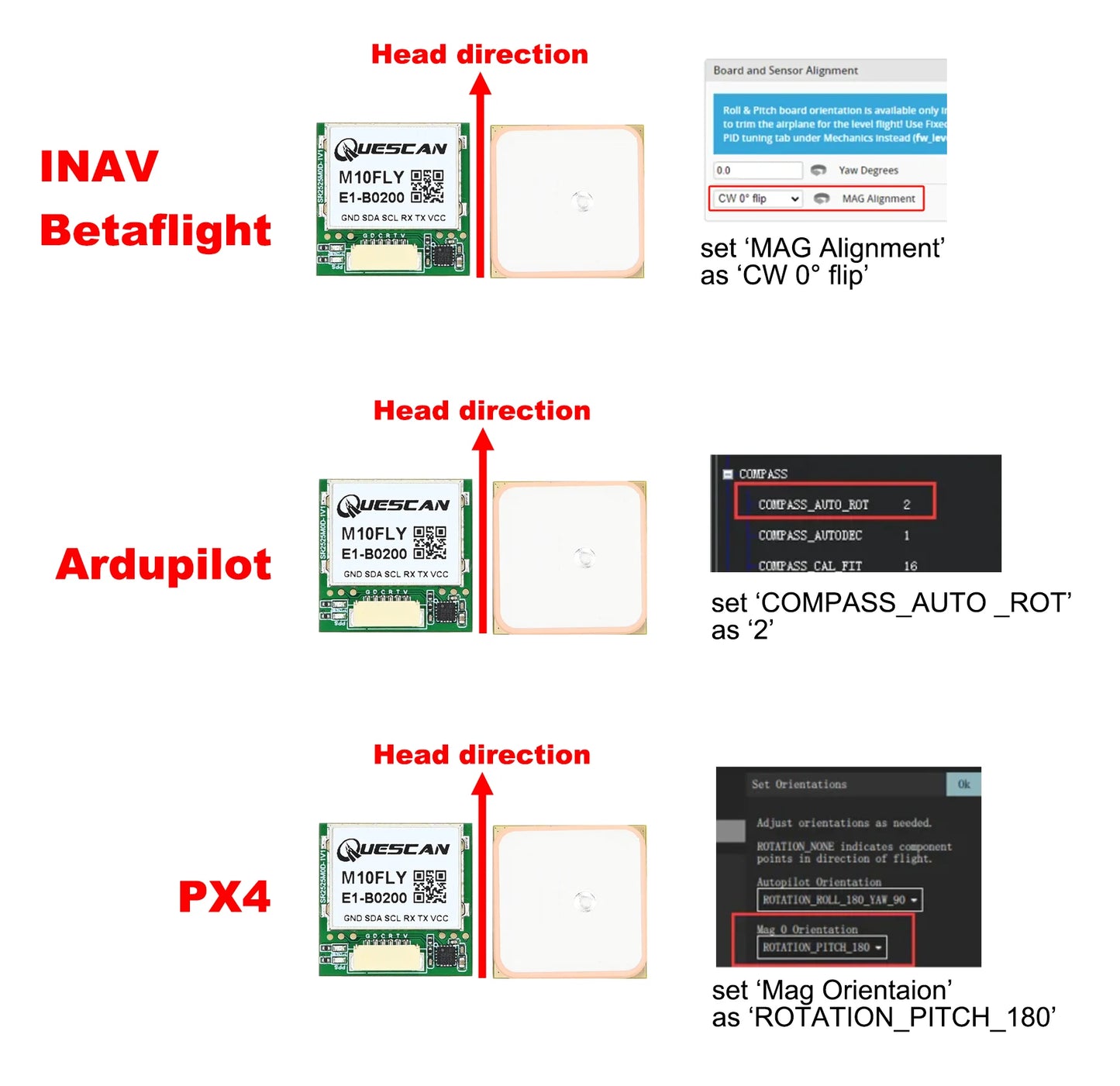 Módulo GPS M10FLY (10Hz) con Compás para Controladora Vuelo FPV Drone (Ardupilot/Betaflight/INAV/Pixhawk)