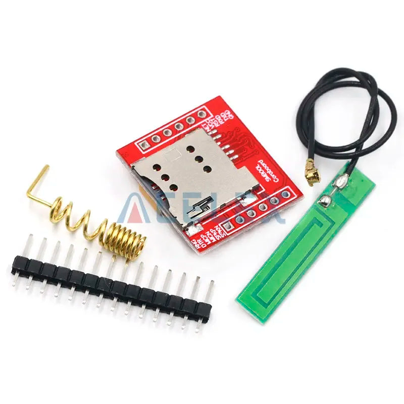 Módulo GSM/GPRS SIM800L (MicroSIM, Quad-Band, Serial TTL) Placa Core Pequeña