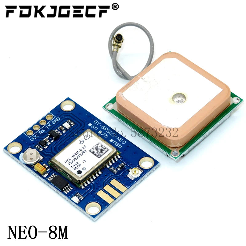 Módulo GPS NEO-6M / NEO-7M / NEO-8M (Micro USB, Posicionamiento Satelital) para Arduino/STM32/C51