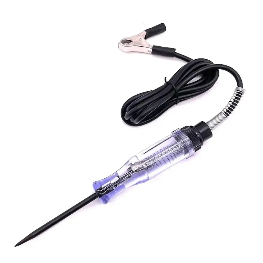 Tester Circuito Voltaje Automotriz (6V/12V/24V) - Pluma Prueba Digital DC Larga con Luz y Display