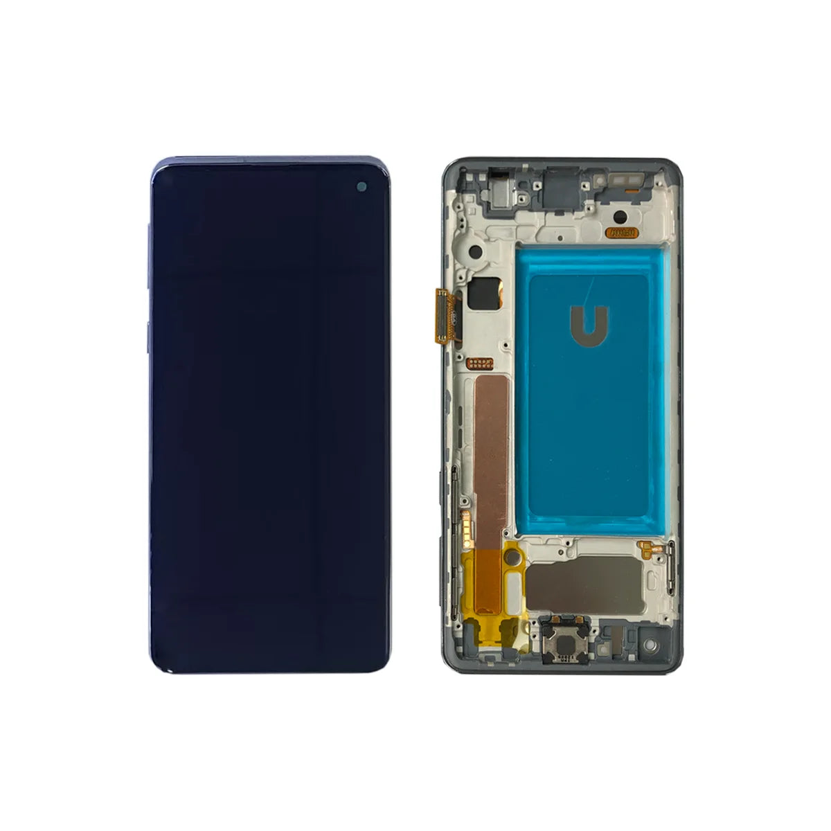 Pantalla LCD probada de 6,1 pulgadas para Samsung Galaxy S10 LCD G973F, piezas de repuesto de digitalizador de pantalla curvada táctil LCD