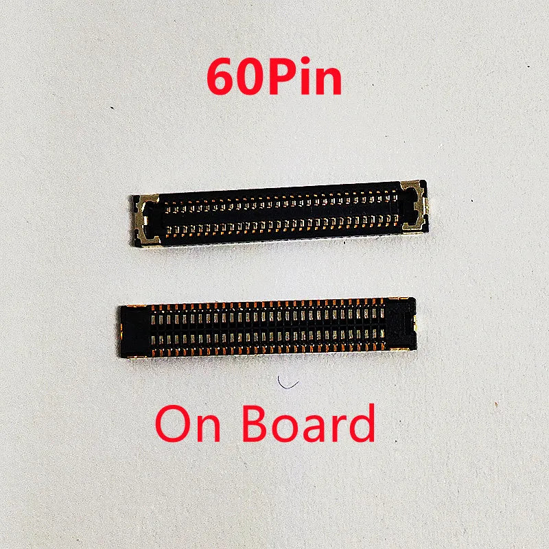 10pcs LCD Display FPC Connector On Board For Xiaomi Hongmi Redmi 9A 9C Note9 Note 9 Poco C3 Screen Plug 60pin