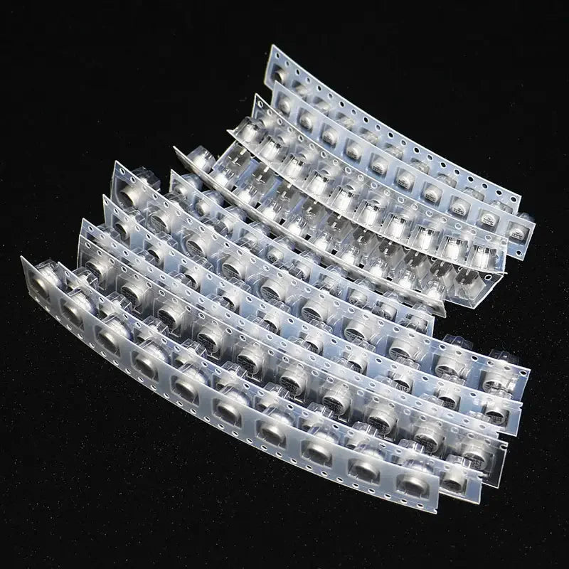 Kit Surtido Capacitor Electrolítico Aluminio SMD (1uF-220uF, 10V-50V, 13 Valores x 10 Unidades) - Pack 130 Piezas