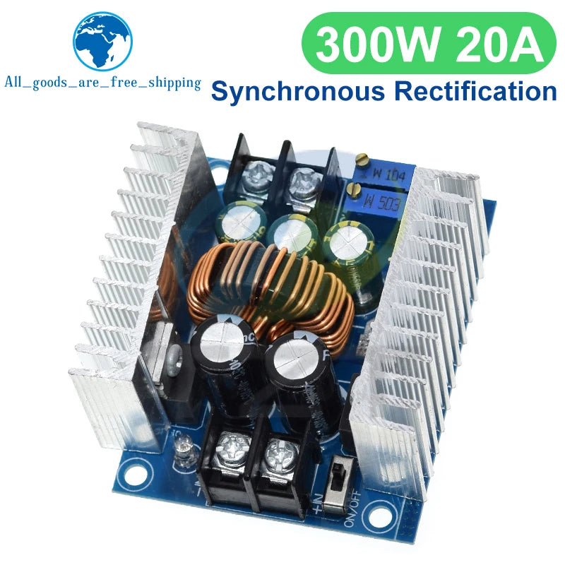 Módulo Convertidor Buck DC-DC 300W 20A Step-Down Corriente Constante Driver LED