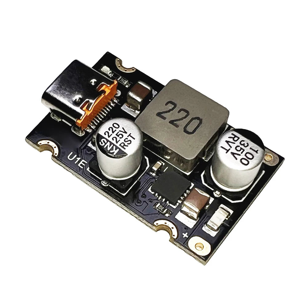 Módulo Carga Rápida PD 65W USB-C Soporta PD3.1/QC3.0/SCP/PPS para Arduino DC 8-30V