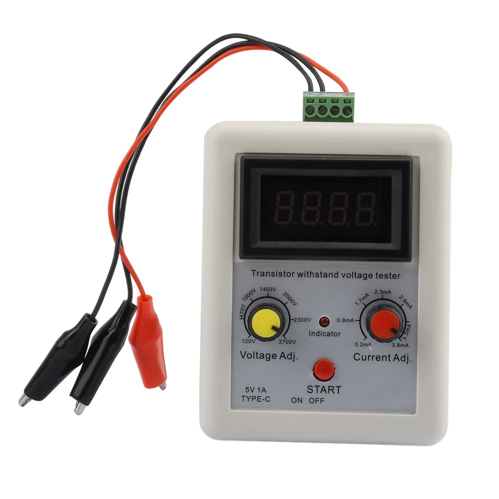 Tester Digital Transistores - Medidor Resistencia, Capacitancia, MOS, Diodo, Triodo