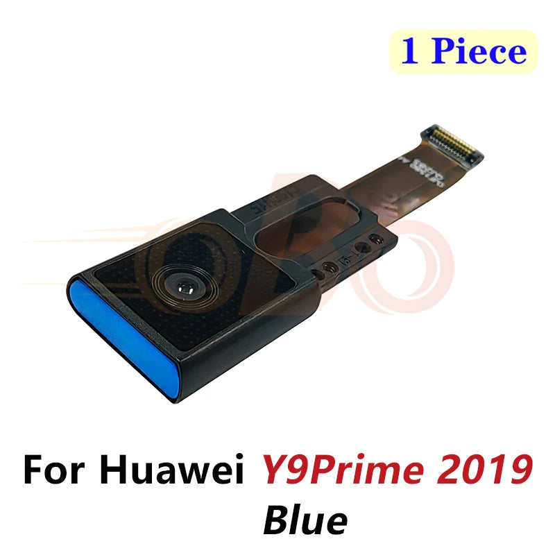 Módulo Cámara Frontal Pequeña con Marco y Cable Flex para Huawei Y9s / Y9 Prime 2019 (Repuesto, Negro/Azul/Verde)