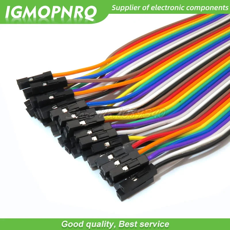 Cable Jumper Dupont (40/120 Unidades, 40 Pines, 20cm) Macho-Macho / Hembra-Hembra / Macho-Hembra para Arduino DIY Kit