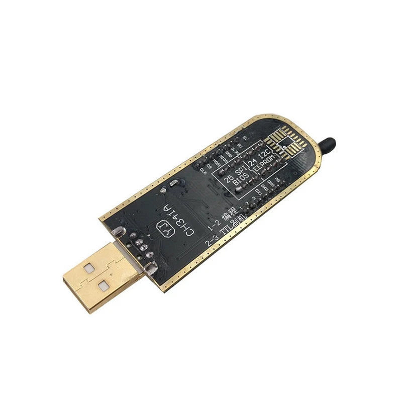 Kit Programador USB CH341A 24/25 Series EEPROM Flash BIOS + Clip Test SOIC8/SOP8 (Variante 1)
