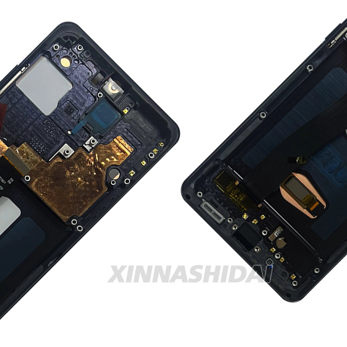 OLED para Samsung Galaxy S20 pantalla LCD de tamaño Ultra grande marco de pantalla táctil cubierta de batería conjunto de digitalizador de carcasa